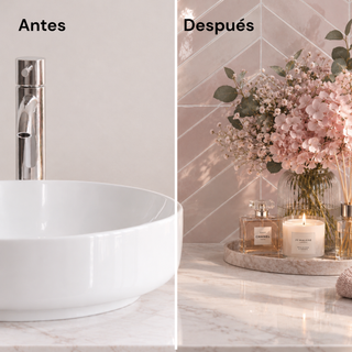 Azulejo Adhesivo Rosa Magnolia