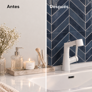 Azulejo Adhesivo Azul Sombra