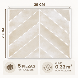Azulejo Adhesivo Beige Desierto
