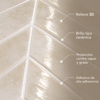Azulejo Adhesivo Beige Desierto