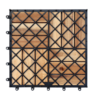 Parte trasera del piso Piso Parquet Gold estilo parquet color gold