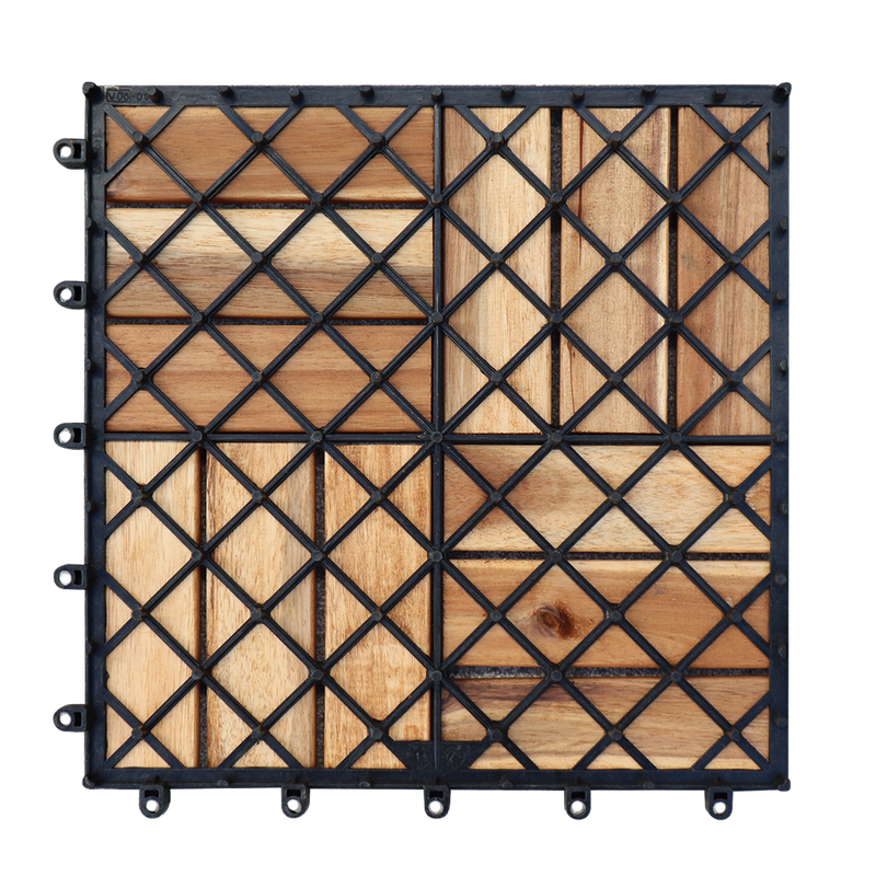 Parte trasera del piso Piso Parquet Gold estilo parquet color gold