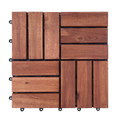 Piso de Madera para Exterior Parquet Café