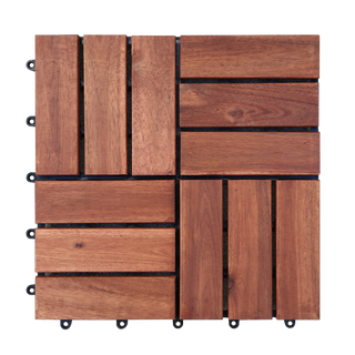 Piso Piso Parquet Café estilo parquet color café visto de frente