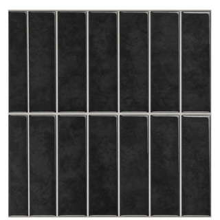 Azulejo Adhesivo Negro Carbón