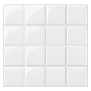 Azulejo Adhesivo Blanco Alba