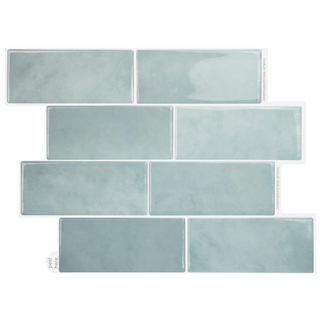Muestra Azulejo Adhesivo Azul Bruma