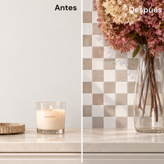 Muestra Azulejo Adhesivo Beige Nácar