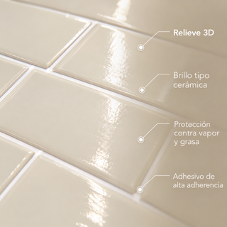 Azulejo Adhesivo Beige Arena