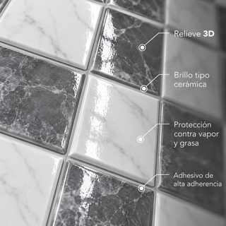 Azulejo Adhesivo Gris Cuarzo