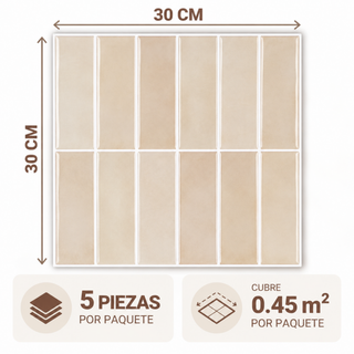 Azulejo Adhesivo Beige Duna